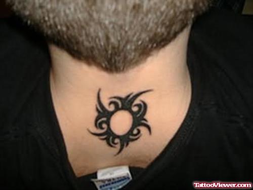 Black Neck Tattoo