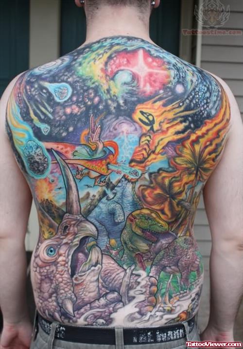 Ocean World Tattoo on Full Back