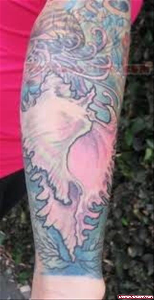 Amazing Ocean Tattoo On Arm