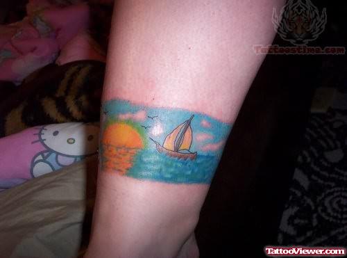 Small Ocean Tattoo