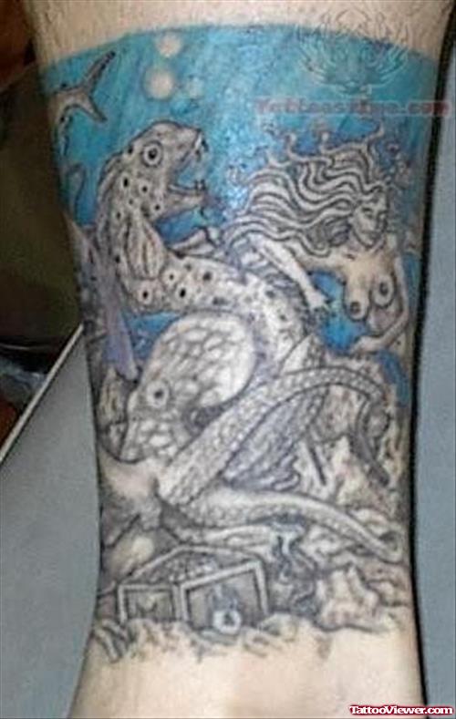 Ocean Closeup Tattoo