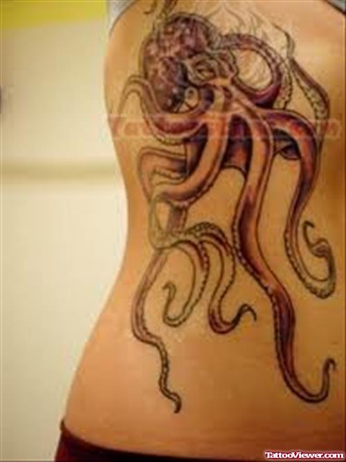 Octopus Tattoo For Girls