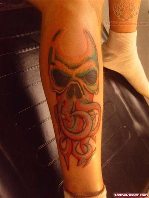 Skull Octopus Tattoo