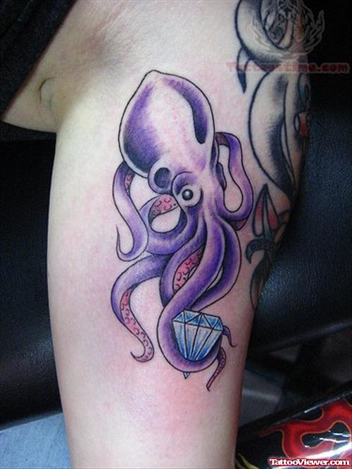 Purplr Ink Octopus Tattoo