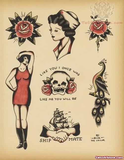 Old School Tattoo Images