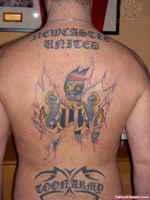 Newcastle United Football Tattoos