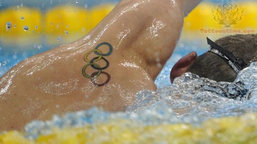 Olympic Tattoo For Swimer