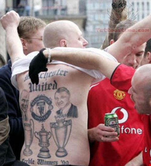 Manchester United Sporting Tattoo