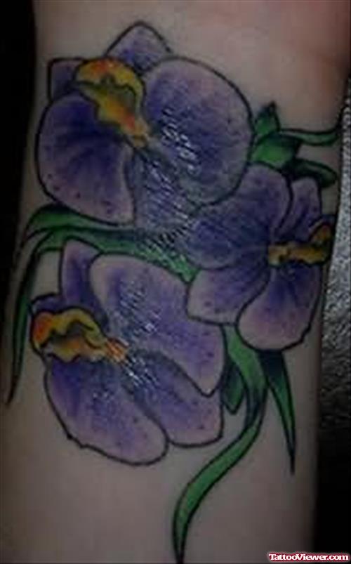 Ravishing Orchid Tattoo
