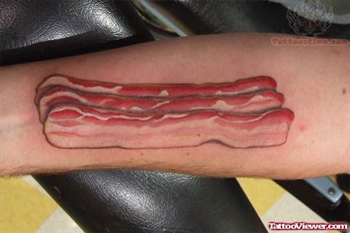 Bacon Strips Tattoo