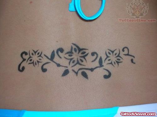 Beautiful Lower Back Tattoo