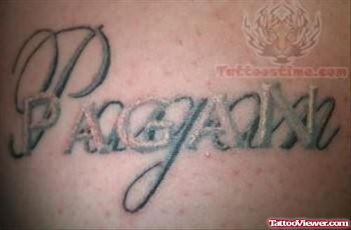 Pagan Words Tattoo