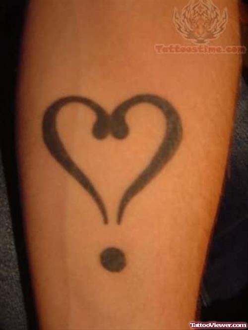 Heart Tattoo Pagan