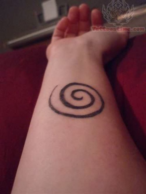 Pagan Design Tattoo On Wrist