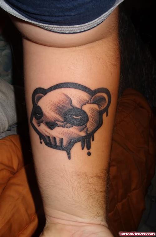 Twei Panda Tattoo On Arm