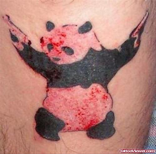 Panda Coloured Tattoo