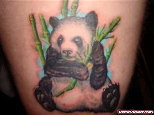 Sitting Panda Tattoo