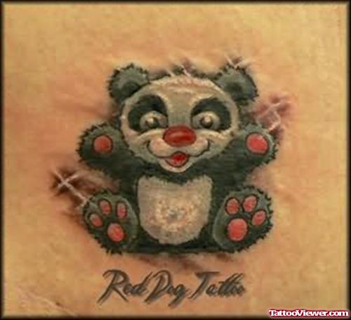 Panda Cute Tattoo