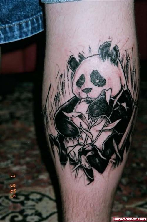 Panda Black And White Tattoo