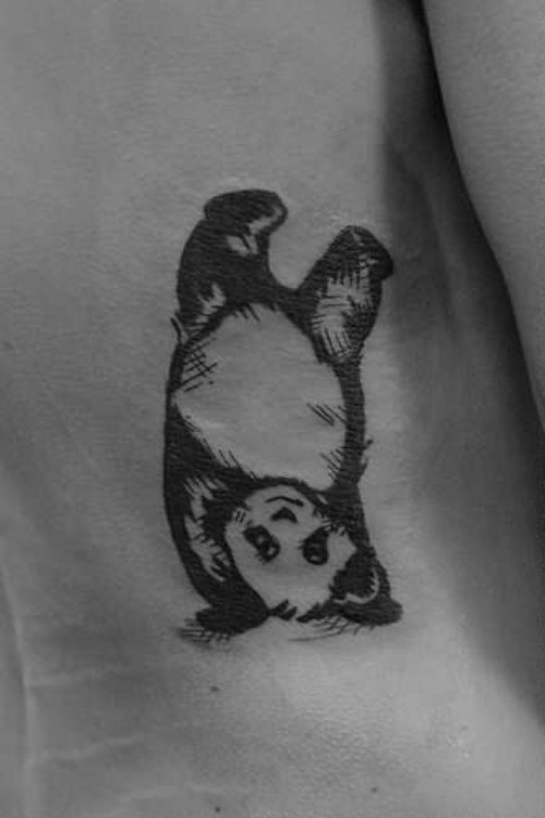 Panda Handstand Tattoo