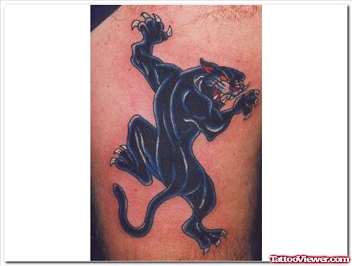 Cute Black Panther Tattoo