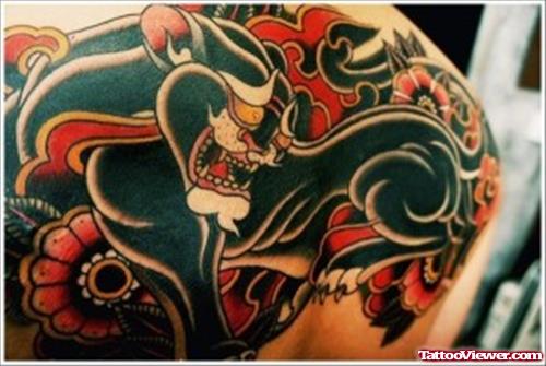Chinese Panther Tattoo