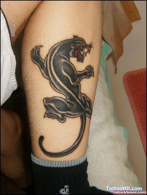 Black Panther Tattoo Flash