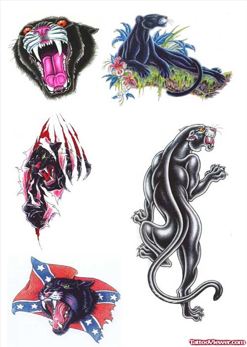Panther Tattoos Designs For Men