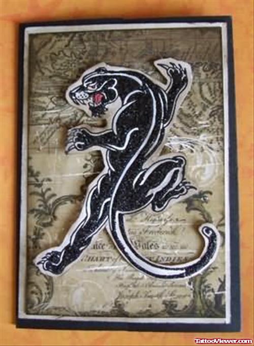 Panther Tattoo Drawing Image