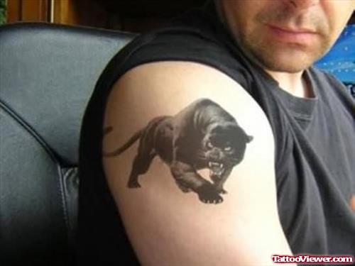 Black Panther Tattoo For Boys