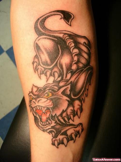 Black Panther Dabgerous Tattoo
