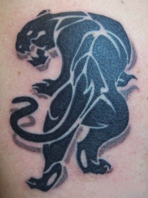 Awesome Black Panther Tattoo