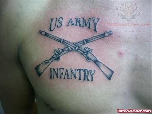 US ARMY INFANTRY - Patriotic Tattoo