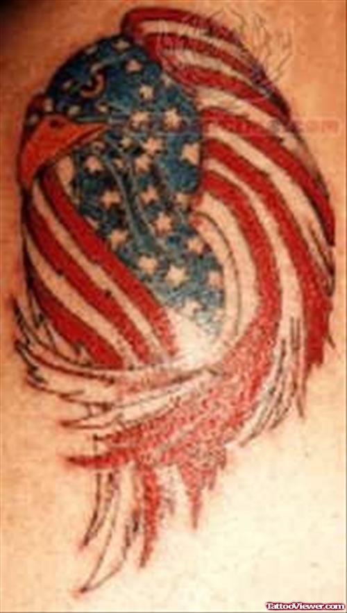 Patriotic Tattoo American Eagle