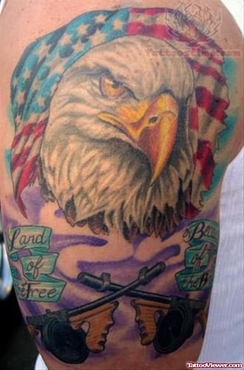 Patriotic Web Tattoo
