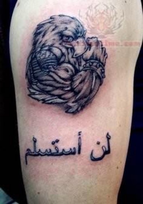 Tattoo of a Bird - A Patriotic Tattoo