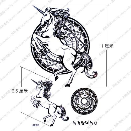 Unicorn Pegasus Tattoos Designs
