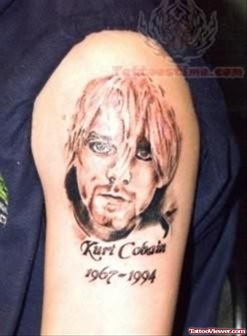 Tattoo of Kurl Cobain