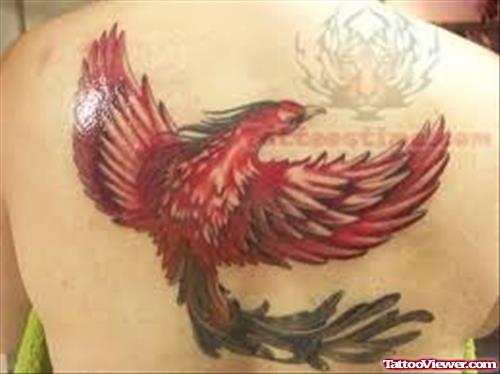 Red Ink Phoenix Tattoo