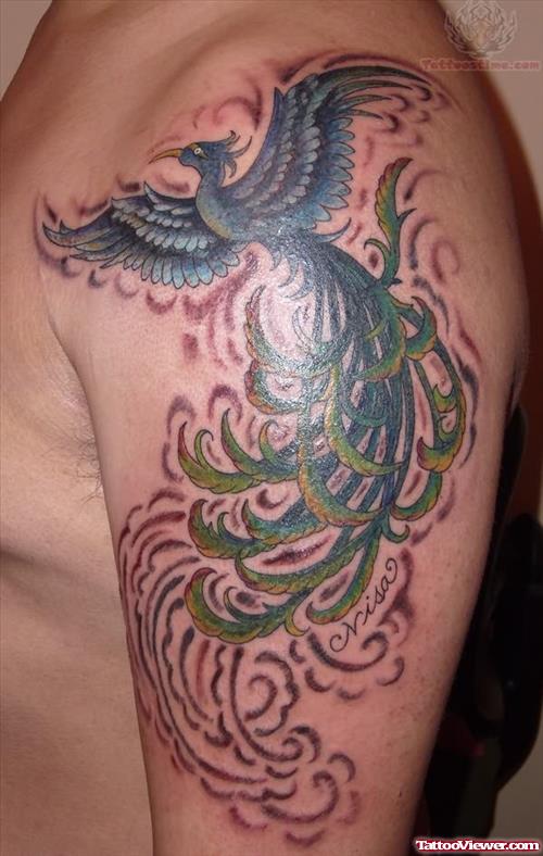 Blue Phoenix by Tattoostime