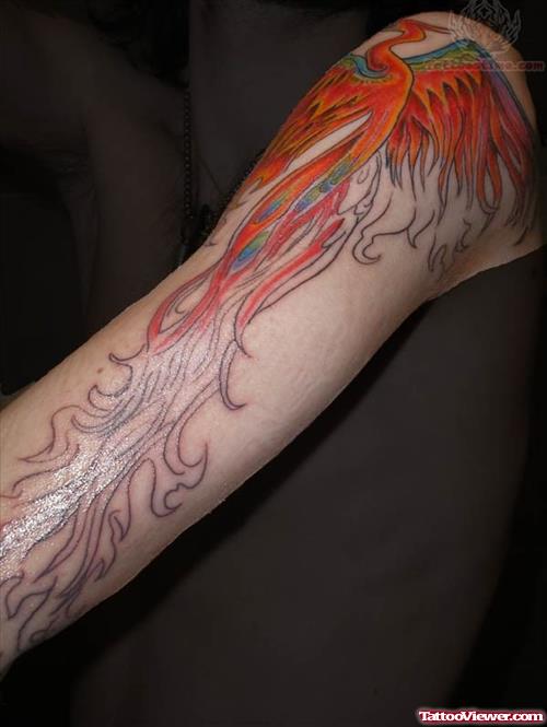 Phoenix Crab Tattoo