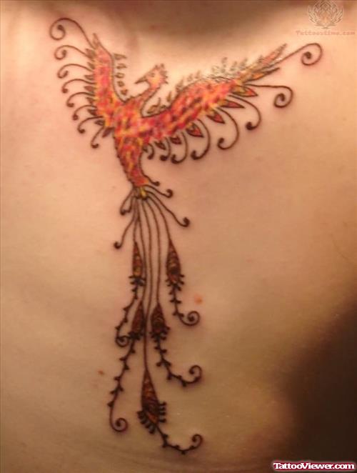 Best Phoenix Tattoo Design On Back