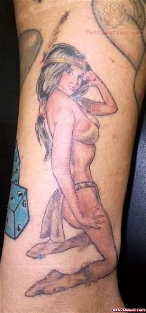 Pin Up Girl Sexy Tattoo