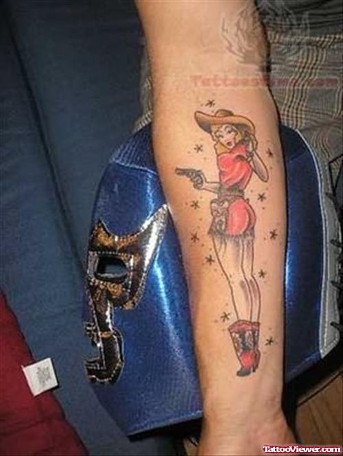Sailor Jerry Pin Up Girl Tattoo