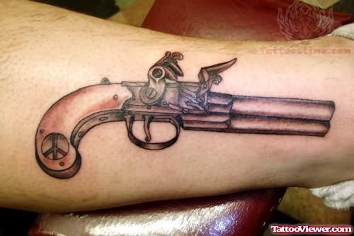 Flintlock - Pistol tattoo