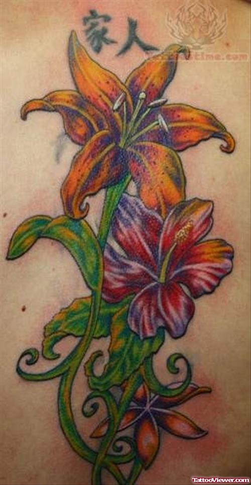 Plant Lily Tattoo