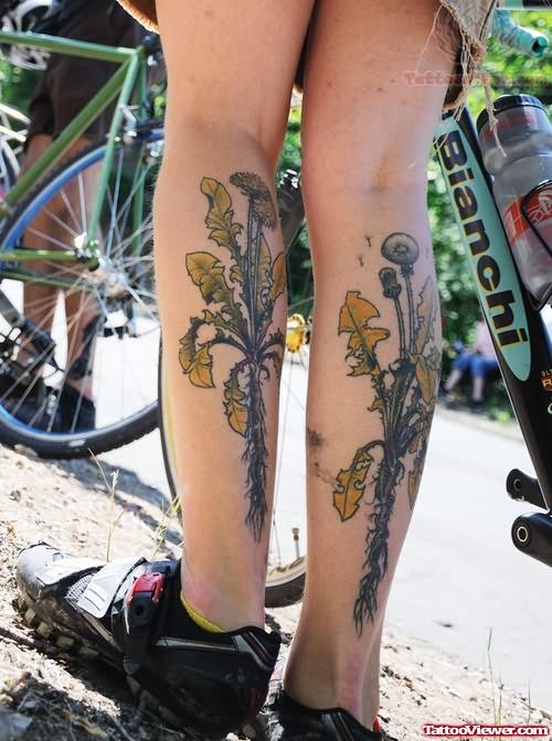Tumblr Plants Tattoos On Legs