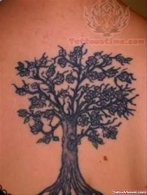 Amazing Tree Tattoo On Back