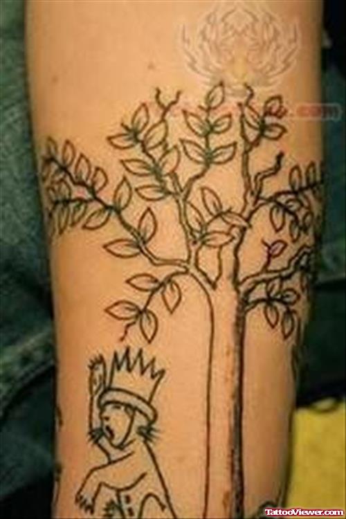 Plant Tattoo For Arm