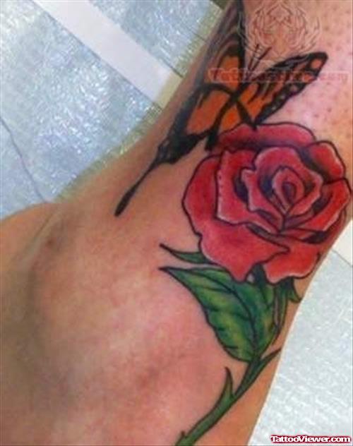 Rose Plant Tattoo